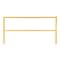 Vestil Steel Square Safety Handrail, 86-1/2 In. x 4 In. x 42 In., Yellow SQ-84 - alternate 2